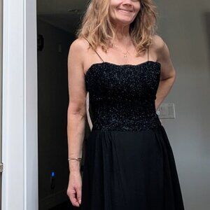 Dusk Black Sparkle Top Dress NEW w TAGS NWT    Dress  size 6